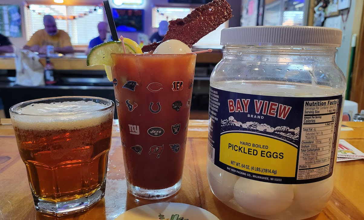 Bloody Mary with beer chaser