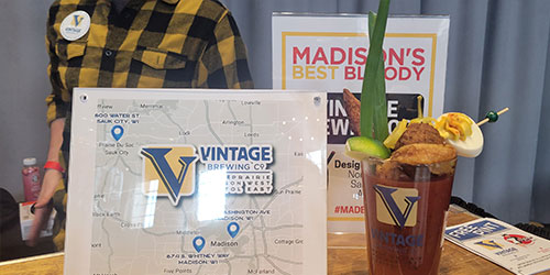 Vintage Brewing at Madison Best Bloody Mary